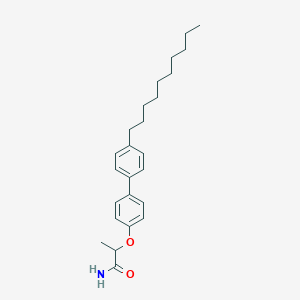 2-[4-(4-Decylphenyl)phenoxy]propanamide