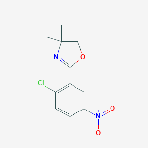 2-{2-Chloro-5-nitrophenyl}-4,4-dimethyl-4,5-dihydro-1,3-oxazole
