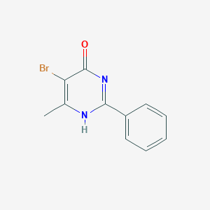 5-bromo-6-methyl-2-phenyl-1H-pyrimidin-4-one