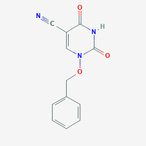 1-(Benzyloxy)-2,4-dioxo-1,2,3,4-tetrahydro-5-pyrimidinecarbonitrile
