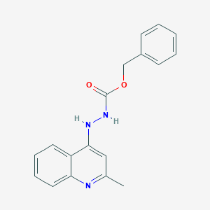 Benzyl 2-(2-methyl-4-quinolinyl)hydrazinecarboxylate