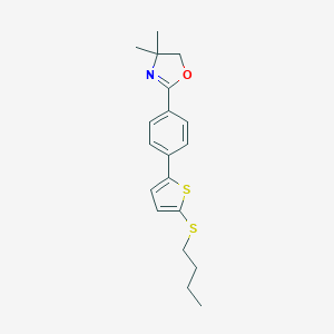 2-{4-[5-(Butylsulfanyl)-2-thienyl]phenyl}-4,4-dimethyl-4,5-dihydro-1,3-oxazole