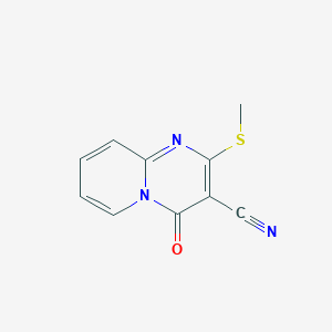 2-methylsulfanyl-4-oxo-4H-pyrido[1,2-a]pyrimidine-3-carbonitrile