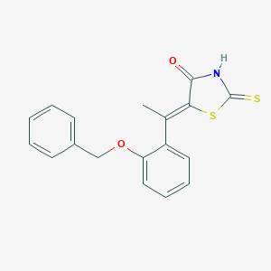 5-{1-[2-(Benzyloxy)phenyl]ethylidene}-2-thioxo-1,3-thiazolidin-4-one