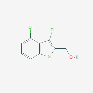 molecular formula C9H6Cl2OS B370981 (3,4-Dichloro-1-benzothien-2-yl)methanol 