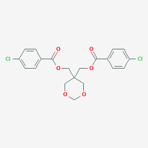 (5-{[(4-Chlorobenzoyl)oxy]methyl}-1,3-dioxan-5-yl)methyl 4-chlorobenzoate