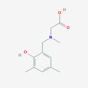 2-[(2-Hydroxy-3,5-dimethylphenyl)methyl-methylamino]acetic acid