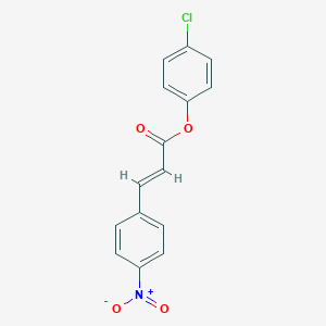 4-Chlorophenyl 3-{4-nitrophenyl}acrylate