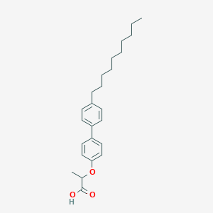 2-[(4'-Decyl[1,1'-biphenyl]-4-yl)oxy]propanoic acid