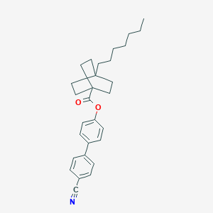 4'-Cyano[1,1'-biphenyl]-4-yl 4-heptylbicyclo[2.2.2]octane-1-carboxylate