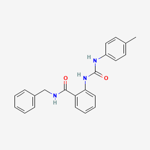 molecular formula C22H21N3O2 B3710195 N~1~-BENZYL-2-[(4-TOLUIDINOCARBONYL)AMINO]BENZAMIDE 