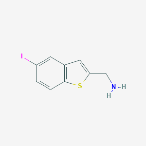 (5-Iodo-1-benzothien-2-yl)methanamine