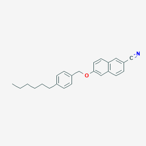 6-[(4-Hexylbenzyl)oxy]-2-naphthonitrile
