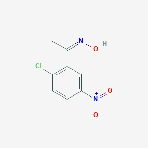 1-{2-Chloro-5-nitrophenyl}ethanone oxime