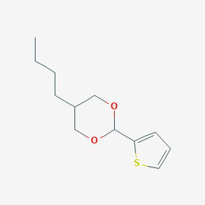 molecular formula C12H18O2S B371037 5-Butyl-2-(2-thienyl)-1,3-dioxane 