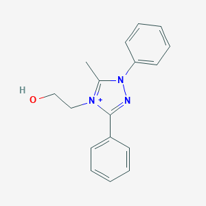 4-(2-hydroxyethyl)-5-methyl-1,3-diphenyl-1H-1,2,4-triazol-4-ium