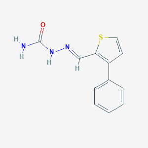 molecular formula C12H11N3OS B371069 3-Phenylthiophene-2-carbaldehyde semicarbazone 