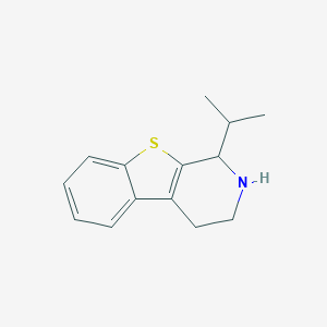 molecular formula C14H17NS B371082 1-Isopropyl-1,2,3,4-tetrahydro[1]benzothieno[2,3-c]pyridine 
