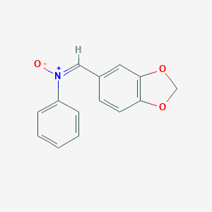 molecular formula C14H11NO3 B371086 (1,3-Benzodioxol-5-ylmethylene)(phenyl)azane oxide 