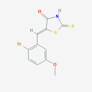 5-(2-Bromo-5-methoxybenzylidene)-2-thioxo-1,3-thiazolidin-4-one