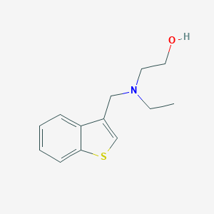 molecular formula C13H17NOS B371098 2-[(1-Benzothien-3-ylmethyl)(ethyl)amino]ethanol 