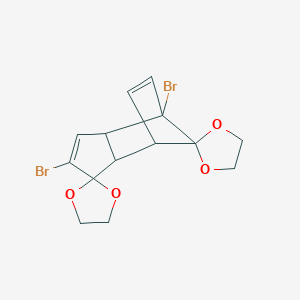 4',7'-Dibromodispiro[1,3-dioxolane-2,3'-tricyclo[5.2.1.0,2,6]decane-10',2''-[1,3]dioxolane]-4',8'-diene