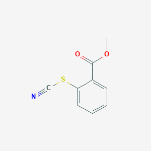 molecular formula C9H7NO2S B371107 methyl 2-(cyanosulfanyl)benzoate CAS No. 1879-21-6