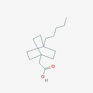 (4-Pentylbicyclo[2.2.2]oct-1-yl)acetic acid