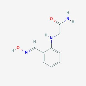 2-{2-[(Hydroxyimino)methyl]anilino}acetamide