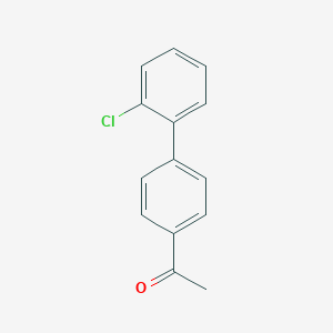 molecular formula C14H11ClO B371131 1-[4-(2-Chlorophenyl)phenyl]ethanone CAS No. 3808-89-7