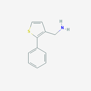 molecular formula C11H11NS B371235 (2-Phenyl-3-thienyl)methanamine 