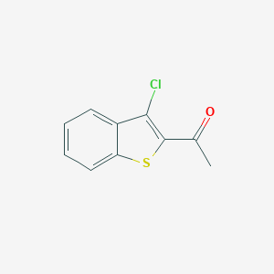 molecular formula C10H7ClOS B371256 1-(3-Chloro-1-benzothiophen-2-yl)ethanone CAS No. 323176-90-5