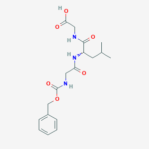 molecular formula C18H25N3O6 B037131 Z-Gly-Leu-Gly-OH CAS No. 16295-38-8