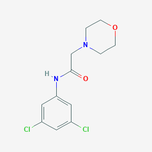 molecular formula C12H14Cl2N2O2 B371354 N-(3,5-dichlorophenyl)-2-morpholin-4-ylacetamide CAS No. 306732-43-4
