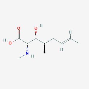4-(2E)-2-Buten-1-yl-2,4,5-trideoxy-2-(methylamino)-L-xylonic acid