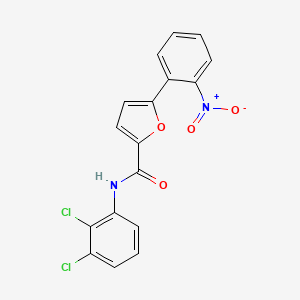 molecular formula C17H10Cl2N2O4 B3714752 N-(2,3-dichlorophenyl)-5-(2-nitrophenyl)furan-2-carboxamide 