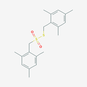 molecular formula C20H26O2S2 B371496 S-(mesitylmethyl) mesitylmethanesulfonothioate 