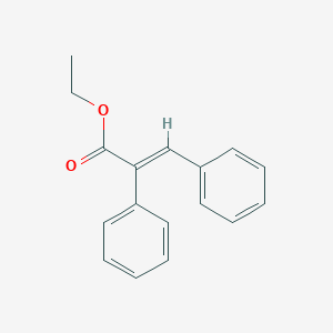 molecular formula C17H16O2 B371566 Ethyl 2,3-diphenylacrylate 