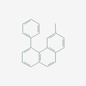molecular formula C21H16 B371599 3-Methyl-5-phenylphenanthrene 