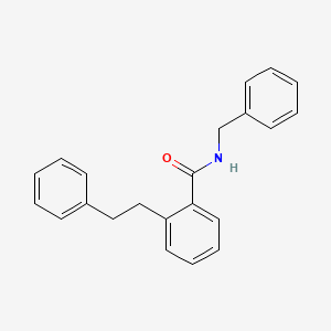 molecular formula C22H21NO B3716497 N-benzyl-2-phenethylbenzamide 