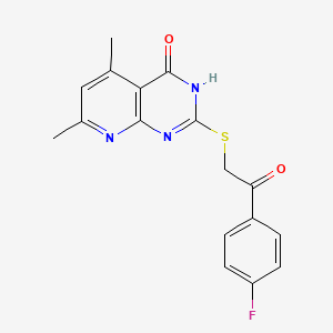 molecular formula C17H14FN3O2S B3716925 MFCD02366366 