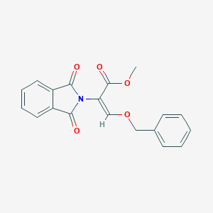 molecular formula C19H15NO5 B371751 methyl 3-(benzyloxy)-2-(1,3-dioxo-1,3-dihydro-2H-isoindol-2-yl)acrylate 