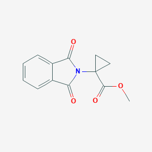 molecular formula C13H11NO4 B371753 methyl 1-(1,3-dioxo-1,3-dihydro-2H-isoindol-2-yl)cyclopropanecarboxylate 