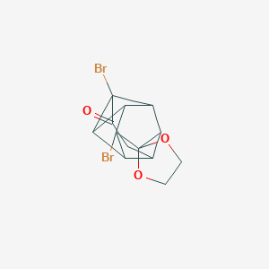5',9'-Dibromospiro[1,3-dioxolane-2,6'-pentacyclo[5.4.0.02,5.03,9.04,8]undecane]-10'-one