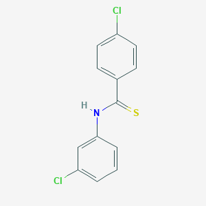 4-chloro-N-(3-chlorophenyl)benzenecarbothioamide