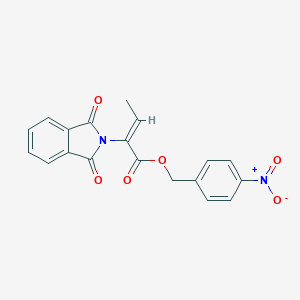 4-nitrobenzyl 2-(1,3-dioxo-1,3-dihydro-2H-isoindol-2-yl)-2-butenoate