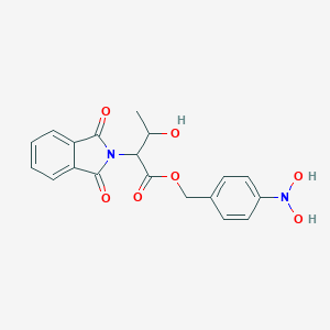 [4-(Dihydroxyamino)phenyl]methyl 2-(1,3-dioxoisoindol-2-yl)-3-hydroxybutanoate