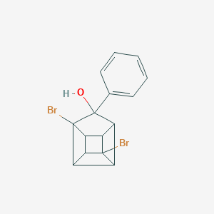 1,4-Dibromo-9-phenylpentacyclo[4.3.0.02,5.03,8.04,7]nonan-9-ol