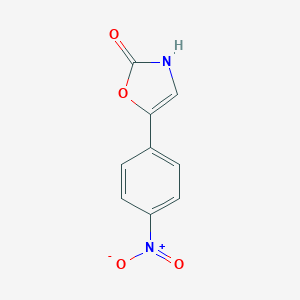 molecular formula C9H6N2O4 B371796 5-{4-nitrophenyl}-1,3-oxazol-2(3H)-one 