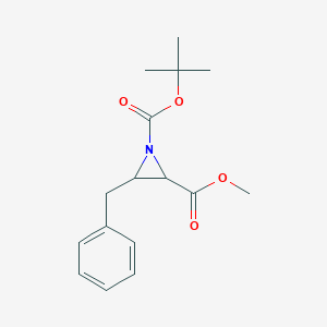 1-Tert-butyl 2-methyl 3-benzyl-1,2-aziridinedicarboxylate